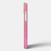 モダンな水彩画スタイルのオリジナルフォト＋カスタムネーム Case-Mate iPhoneケース (裏面 / 左)