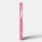 モダンな水彩画調のカスタムフォト＋名前デザイン Case-Mate iPhoneケース (裏面 / 左)