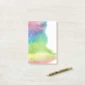 モダンな水彩絵の具 スプラッシュ ToDoリスト ポストイット (デスク上)