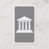 モダンな法律 名刺 (裏面)