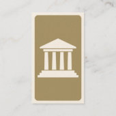 モダンな法律 名刺 (裏面)