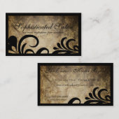 モダンな洗練されたデザイナーサロン 名刺 (正面/裏面)