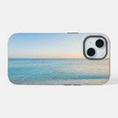 モダンな海の景色 パラダイス iPhone 15ケース (裏面横)