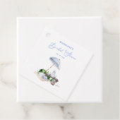 モダンな海岸ビーチピクニック ブライダルシャワー フェイバータグ (インサイチュ)