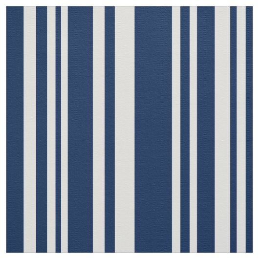 モダンな海軍および白のストライプの生地 ファブリック (見本)