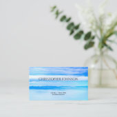 モダンな添乗員の探検家の旅行代理店のカスタム 名刺 (スタンド正面)