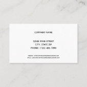 モダンな添乗員の探検家の旅行代理店のカスタム 名刺 (裏面)