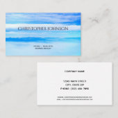 モダンな添乗員の探検家の旅行代理店のカスタム 名刺 (正面/裏面)