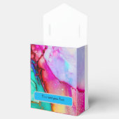 モダンな渦巻きアートのギフトボックス - 名入れ可能 フェイバーボックス (オープン)