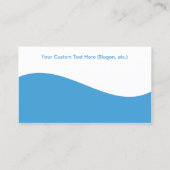 モダンな渦巻のカラフルなカイロプラクティックの名刺 名刺 (裏面)