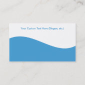 モダンな渦巻のカラフルなカイロプラクティックの名刺 名刺 (裏面)