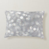 モダンな灰色の抽象芸術ライト装飾的な枕 アクセントクッション (裏面)