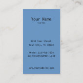 モダンな煙突の名刺 名刺 (裏面)