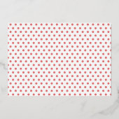 モダンな照明の写真箔のホリデーカード 箔シーズンカード (裏面)