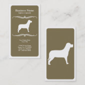 モダンな犬 名刺 (正面/裏面)