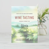 モダンな独身最後の夜のワインツアー デスティネーション 招待状 (スタンド正面)