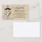 モダンな理容師 名刺 (正面/裏面)