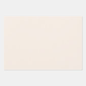 モダンな白の無地包装紙シート ラッピングペーパーシート (正面2)