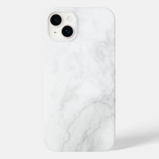 モダンな白大理石 Case-Mate iPhoneケース (裏面)