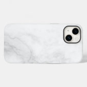 モダンな白大理石 Case-Mate iPhoneケース (裏面 (横))