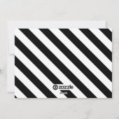 モダンな白黒のホリデー写真カード シーズンカード (裏面)