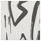 モダンな白黒の抽象芸術の落書きブラシストローク ファブリック (見本)