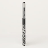 モダンな白黒動物のヒョウのプリント Case-Mate iPhoneケース (裏面/左)