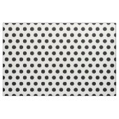 モダンな白黒水玉模様 ファブリック (ヤード)