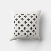 モダンな目の錯覚パターン クッション (裏面)