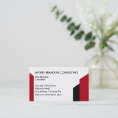 モダンな相談 名刺 (スタンド正面)