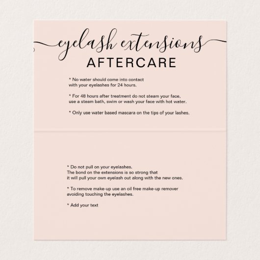 モダンな真珠のnacreのグラデーションな赤面の目のアフターケア 名刺 (内部フラット)