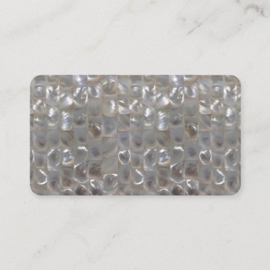モダンな真珠色の接触カード コーリングカード (正面)
