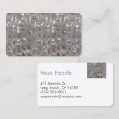 モダンな真珠色の接触カード コーリングカード (正面/裏面)