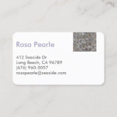 モダンな真珠色の接触カード コーリングカード (裏面)