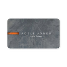 モダンな石板の名刺