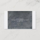 モダンな石板プログラマー名刺 名刺 (裏面)
