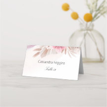 モダンな砂浜のゲストカード