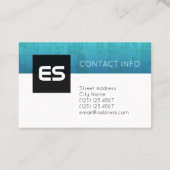 モダンな社会的な媒体のスタイルカバー 名刺 (裏面)