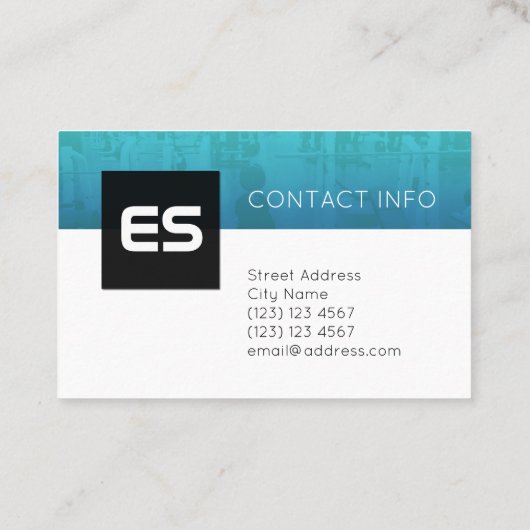 モダンな社会的な媒体のスタイルカバー 名刺 (裏面)