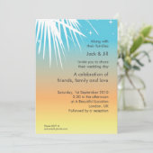 モダンな祝い 5x7 招待状 (スタンド正面)