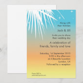 モダンな祝祭 5x7 招待状 (正面/裏面)