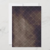 モダンな秋の写真でSave the Date ウェディング セーブザデート (裏面)