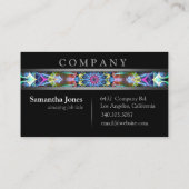 モダンな移動スクロール曼荼羅 名刺 (裏面)