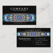 モダンな移動スクロール曼荼羅 名刺 (正面/裏面)