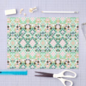 モダンな種族のアステカな南西幾何学的なCBendel 薄葉紙 (クラフト)