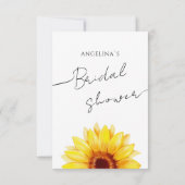 モダンな結婚前お祝い用の感謝カード サンキューカード (裏面)