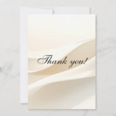 モダンな結婚式のお礼状 サンキューカード (正面)