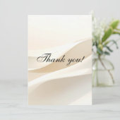 モダンな結婚式のお礼状 サンキューカード (スタンド正面)