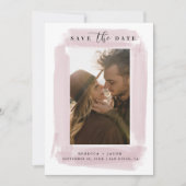 モダンな結婚式のセイヴ・ザ・デートフォト セーブザデート (正面)