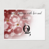 モダンな結婚式のポストカード ポストカード (正面)